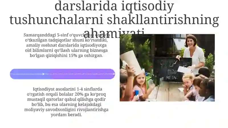 Boshlangʻich sinflarda mehnat darslarida iqtisodiy tushunchalarni shakllantirish 4