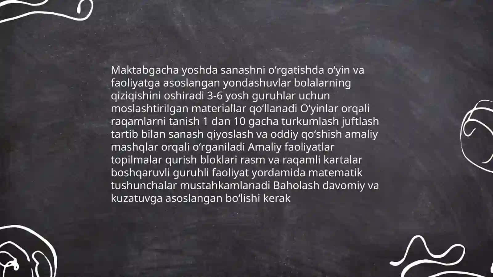 Matematika oʻrganishning zamonaviy metodlari turli yosh guruhlarda bolalarni sanshga oʻrgatish vazifalari 4