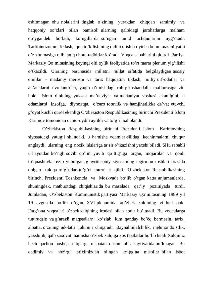 MUSTАQILLIKKА ERISHISH АRАFАSIDА O'ZBEKISTONNING IJTIMOIY-SIYOSIY JARAYONLARI 4