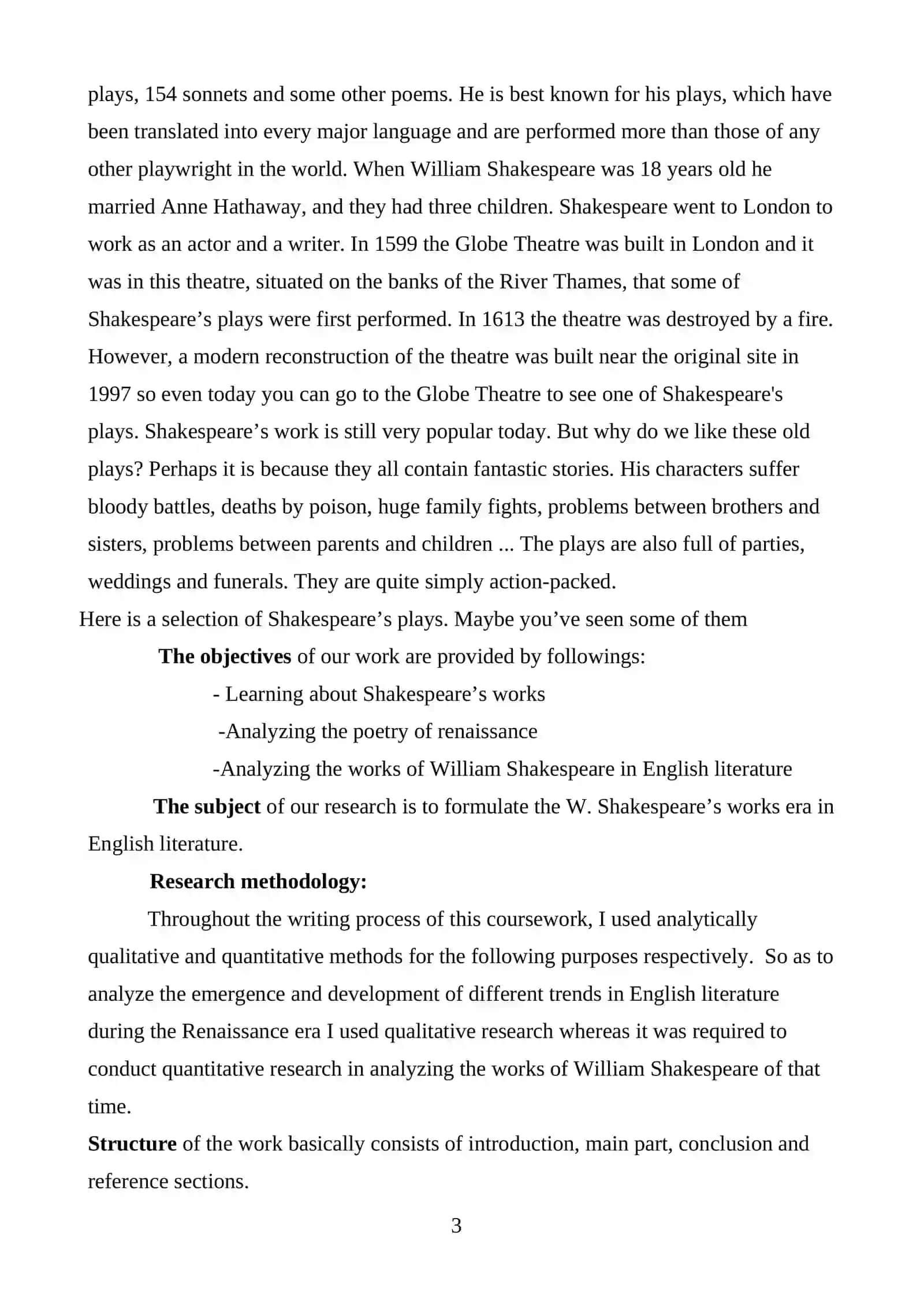WILLIAM SHAKESPEARE IS THE KING OF ENGLISH LITERATURE 4
