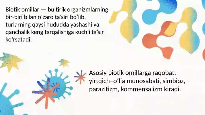 Organizmlarning tarqalish omillari 4