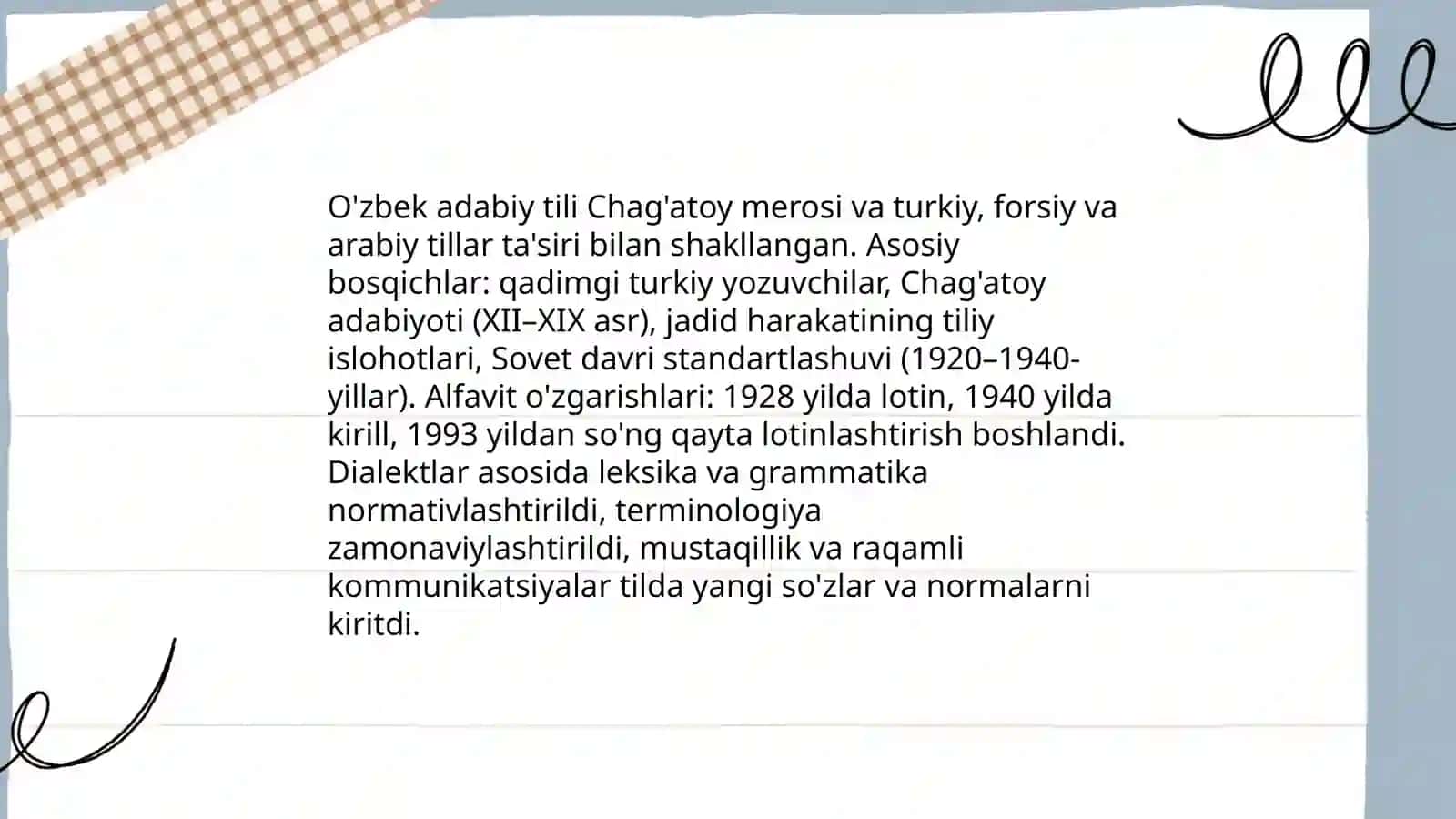 Adabiy til va mahalliy tillar. Sun'iy tillar 4
