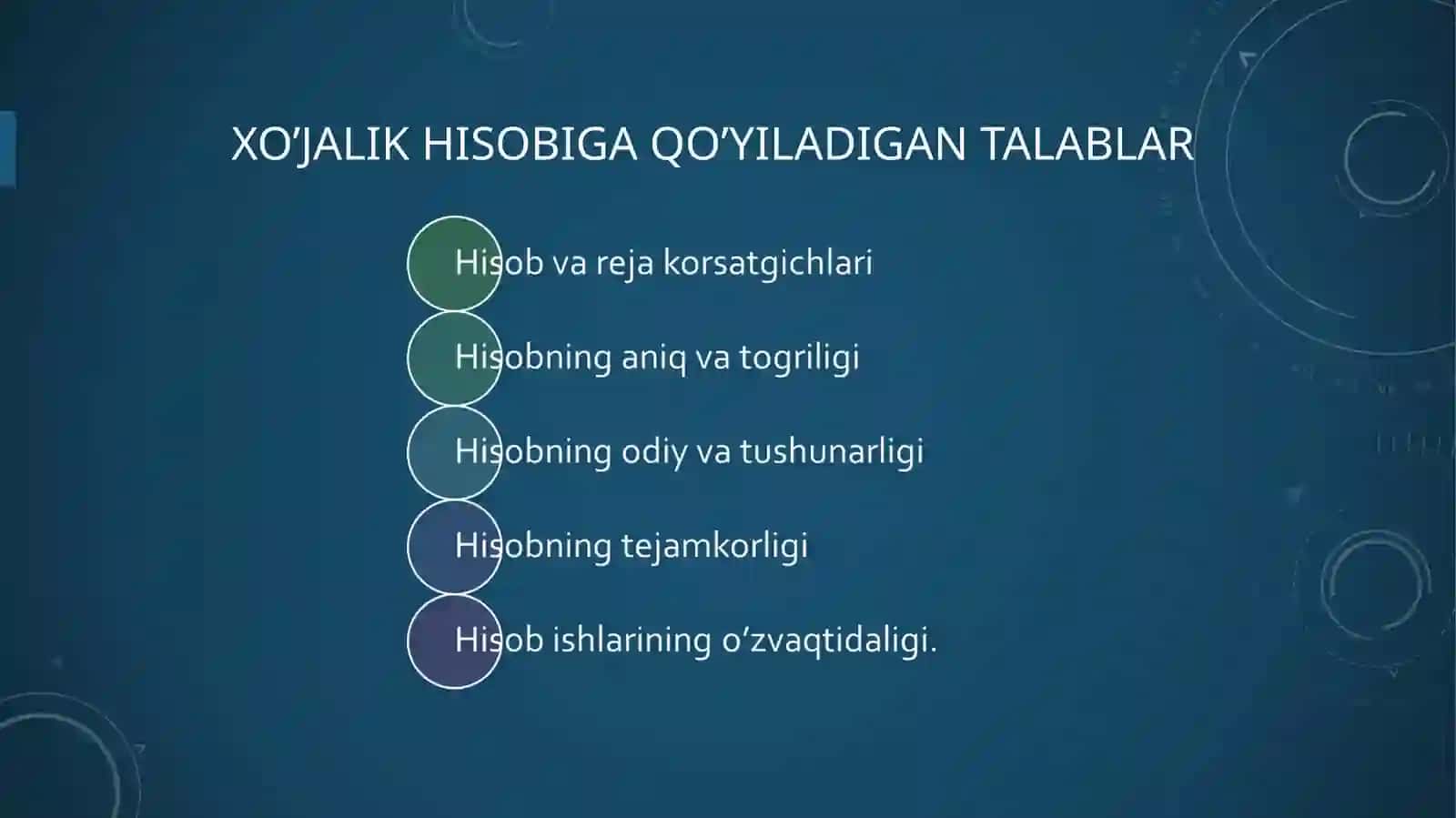 XOʻJALIK HISOBI HAQIDA TUSHUNCHA VA UNING PAYDO BOʻLISHITARIXI 4