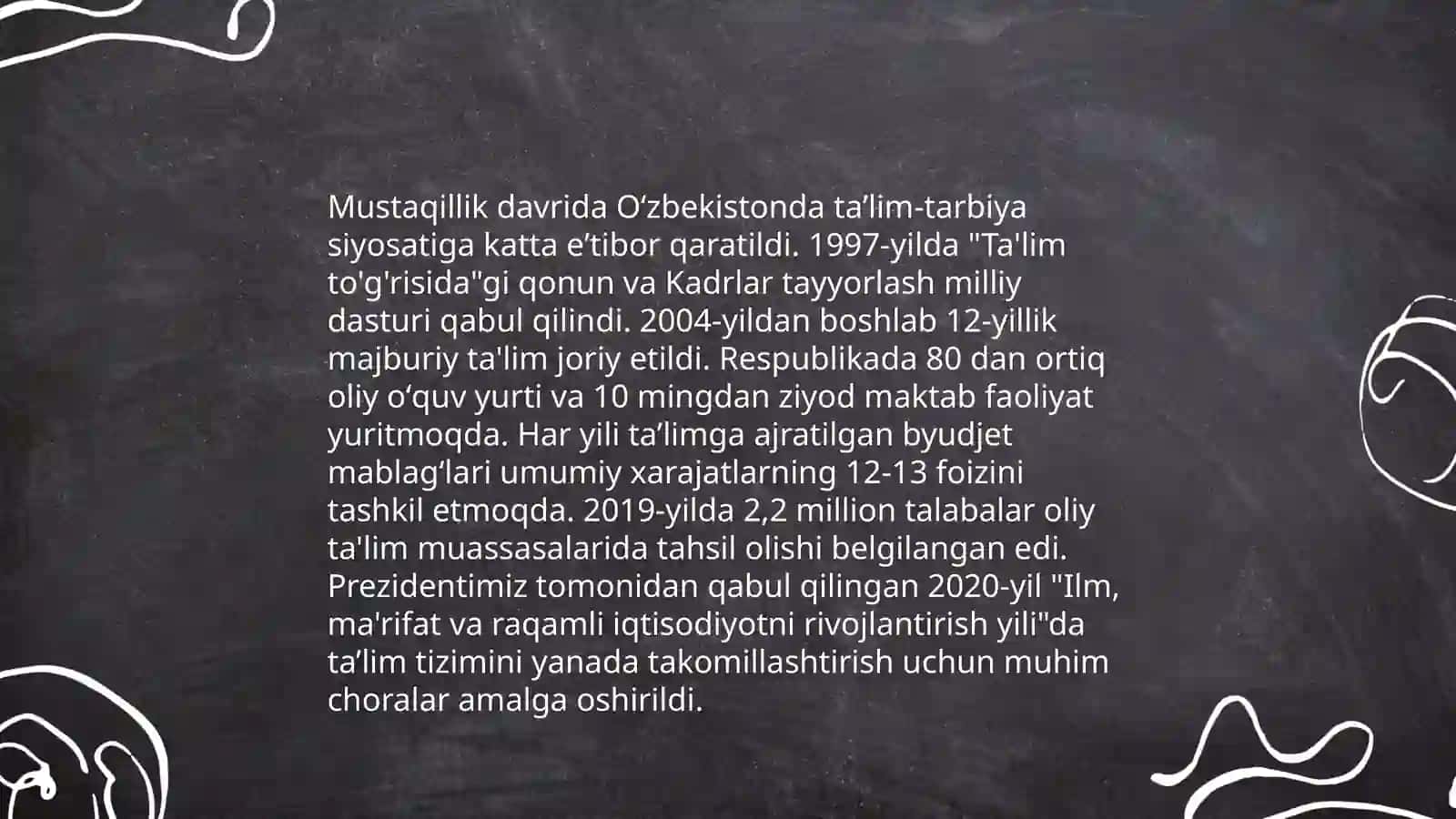 O‘zbekiston mustaqilligi va ta’lim-tarbiyaga yangicha yondashuv 4
