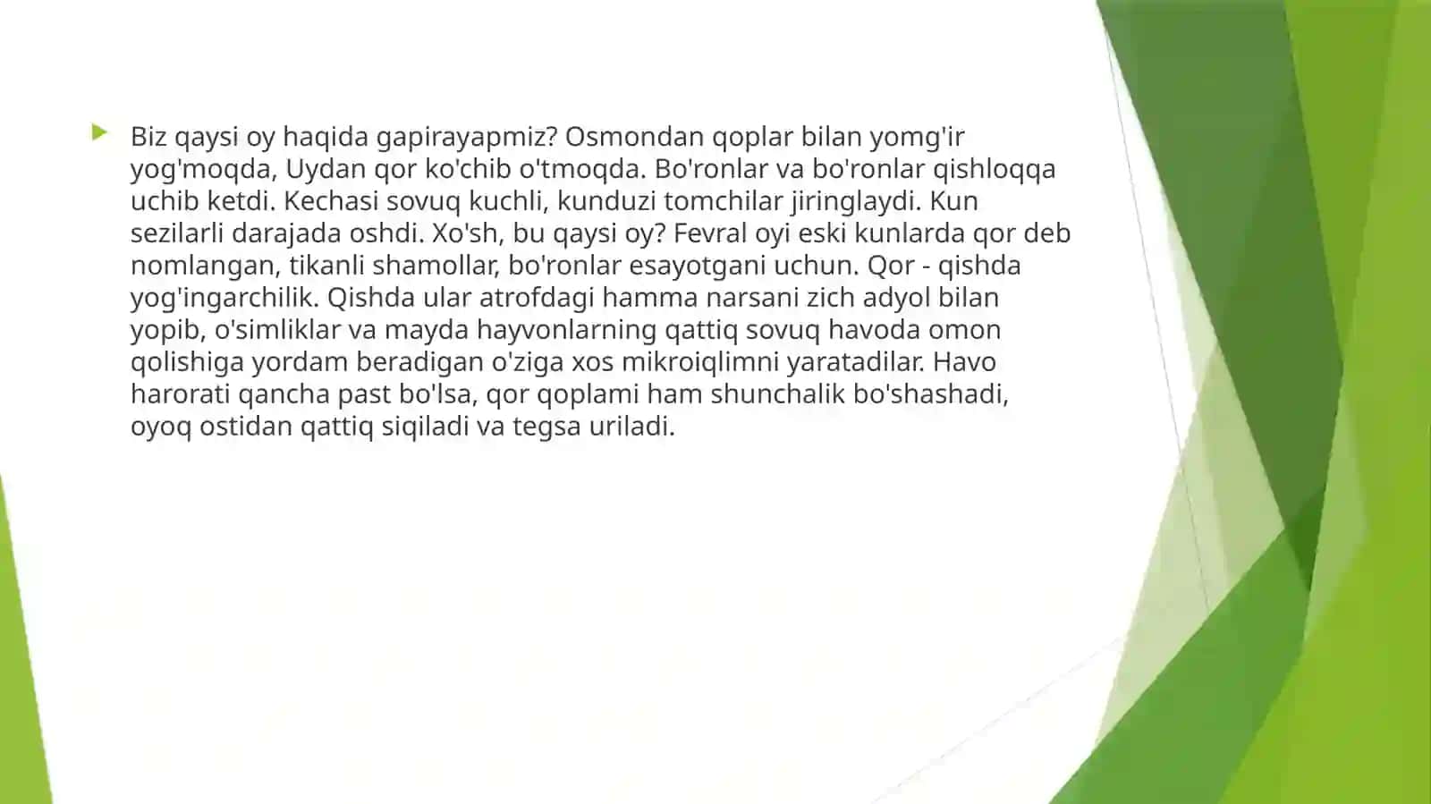 Qor qoplami va uning xususiyatlari 4