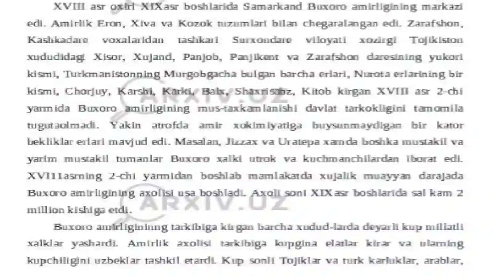 XVIII XIX asrlarda Oʻrta Osiyoning Tarixiy geografik oʻrni 4