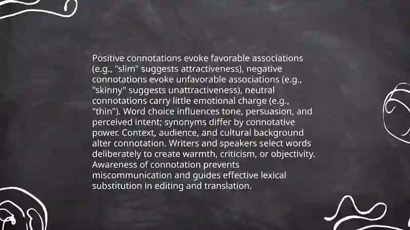Connotation vs. Denotation in English 4