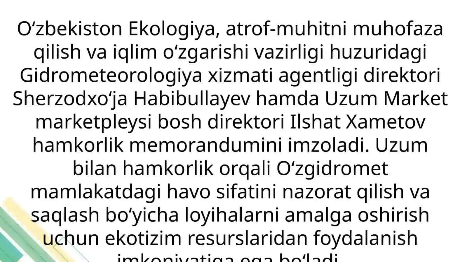 O'zbekiston Respublikasida Uzum ekotizimi va uning faoliyat turlari. 4