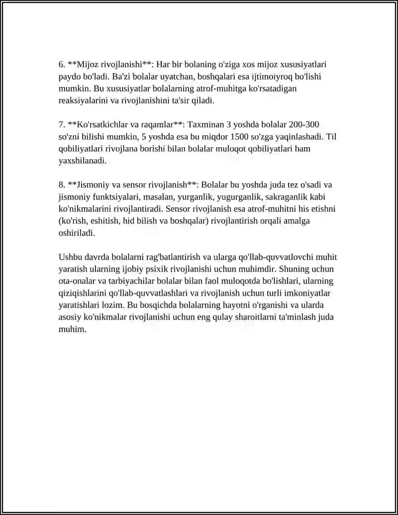 MAKTABGACHA YOSH DAVRING PSIXIK RIVOJLANISH 4