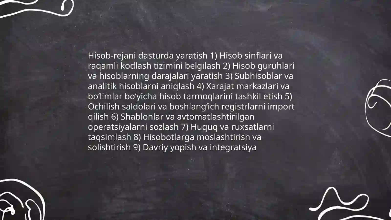 Buxgalteriya hisobini yuritish va hujjatlarni shakllantirish tartibi 4