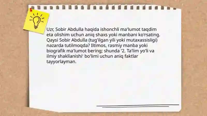 Sobir Abdulla hayoti va ijodi 4