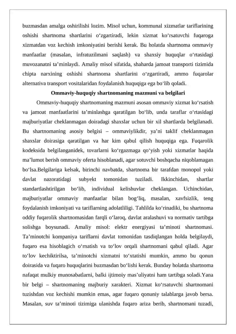 Ommaviy-huquqiy shartnomaning haqiqiy emasligi 4