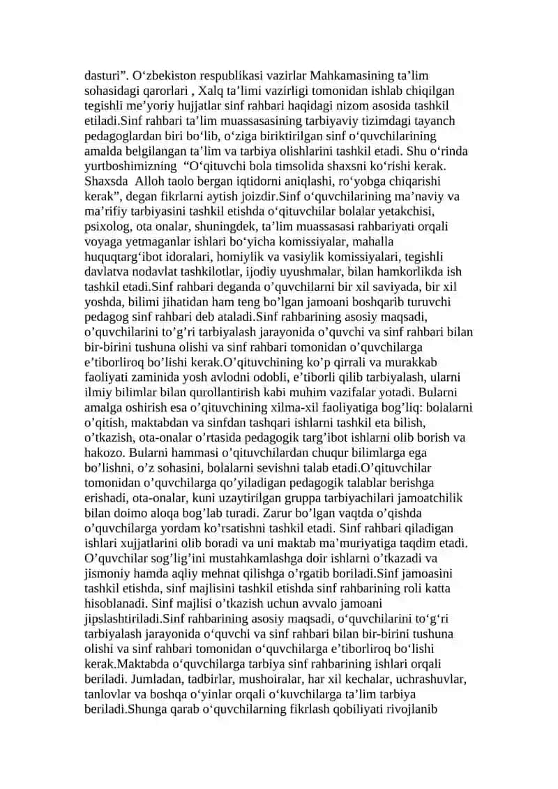 Tarbiyaviy Ishlar 4