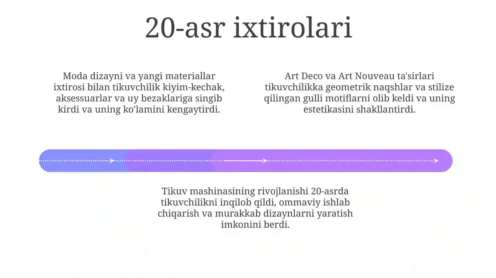 Zardoʻzliksanʼatitarixi,rivojlanishinioʻrganish 4