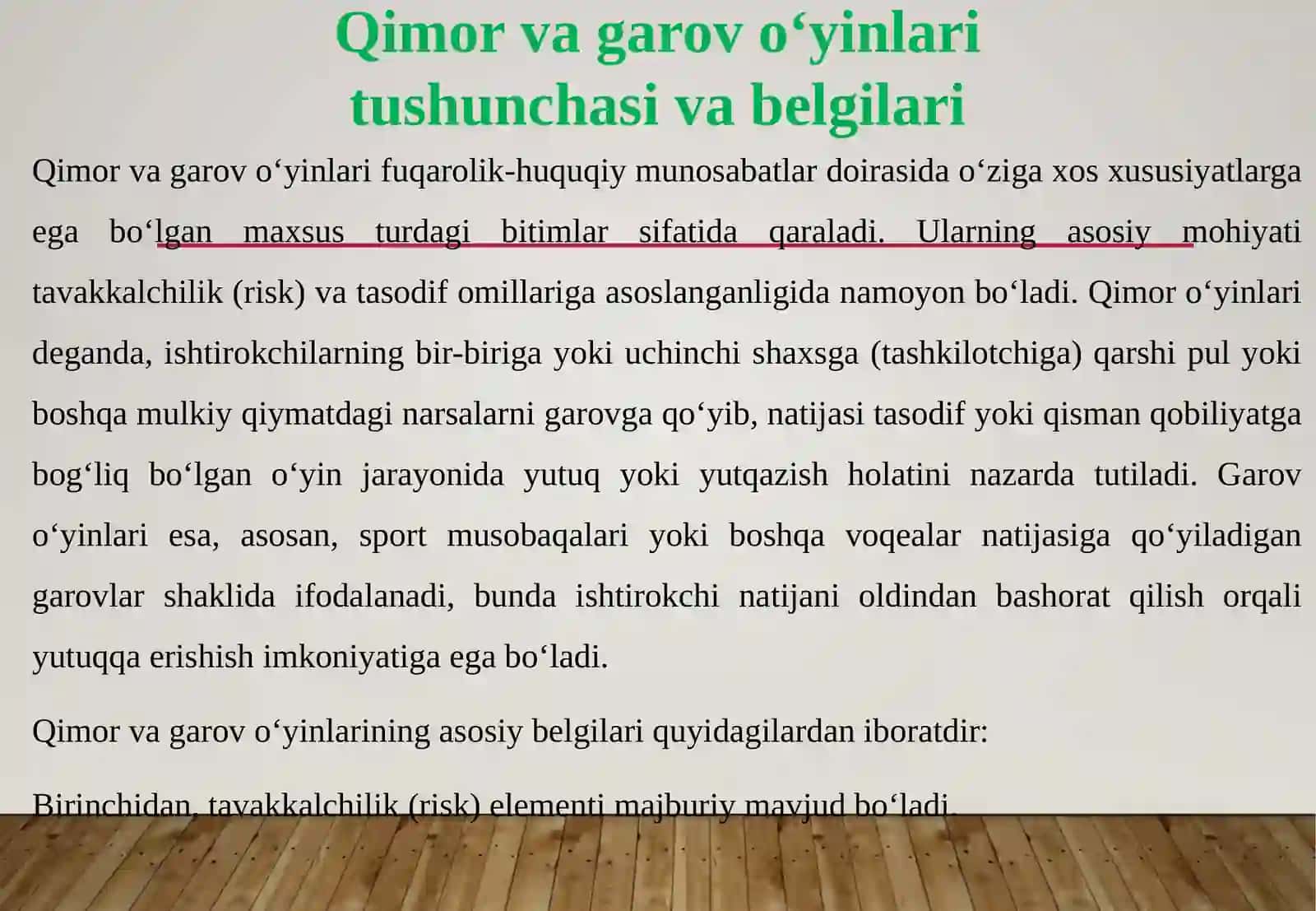 Qimor va garov o‘yinlari 4