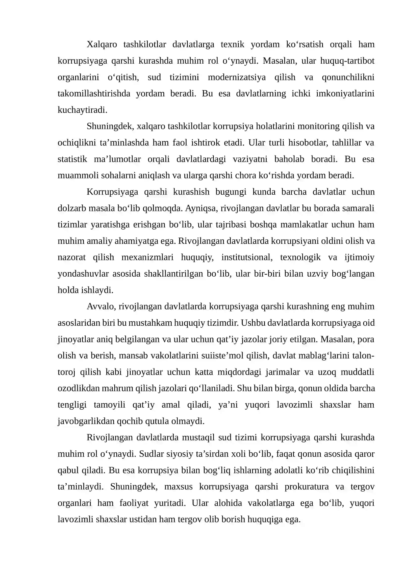 Korrupsiyaga qarshi kurashishning jahon tajribasi 4