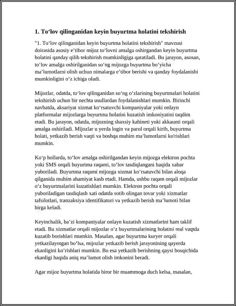 TOʻLOV QILDIMKU NEGA MUSTAQIL ISH TAYYORLAB BERMAYAPDI 4