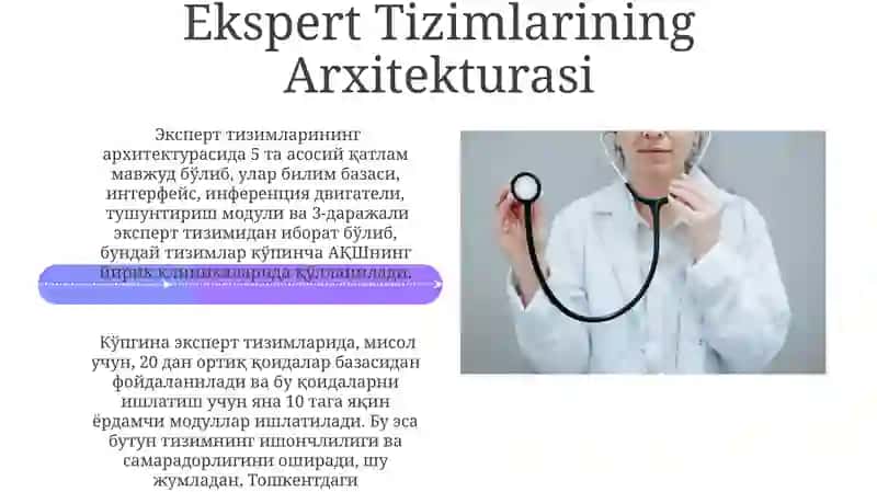 Tibbiyotdagi ekspert tizimlari 4