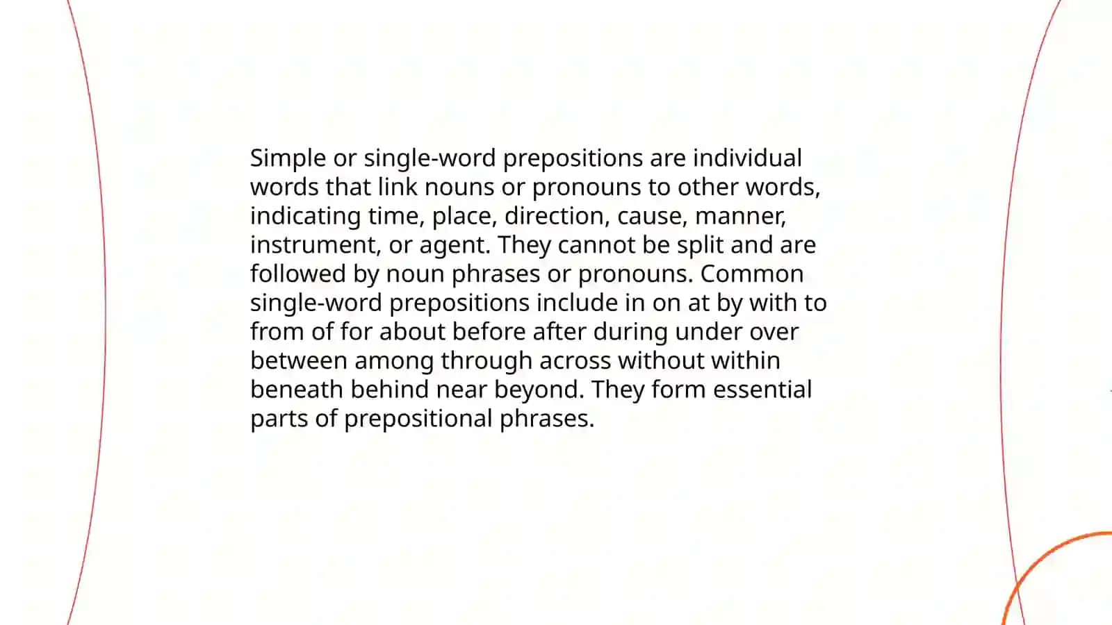 Prepositions and Types 4