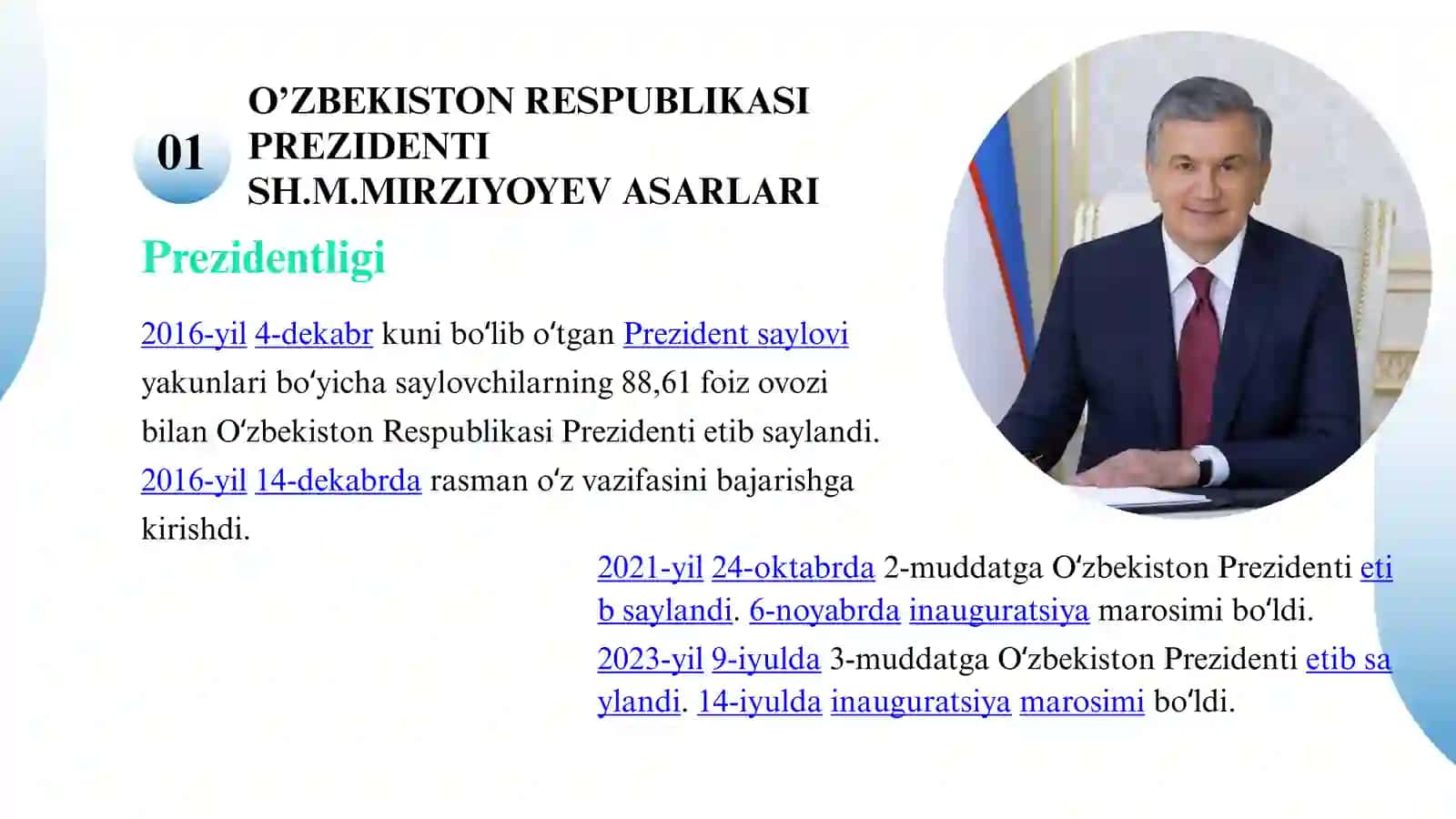 O'zbekiston Respublikasi Prezidenti Sh.M.Mirziyoyev asarlarida ta'lim-tarbiya masalalari 4
