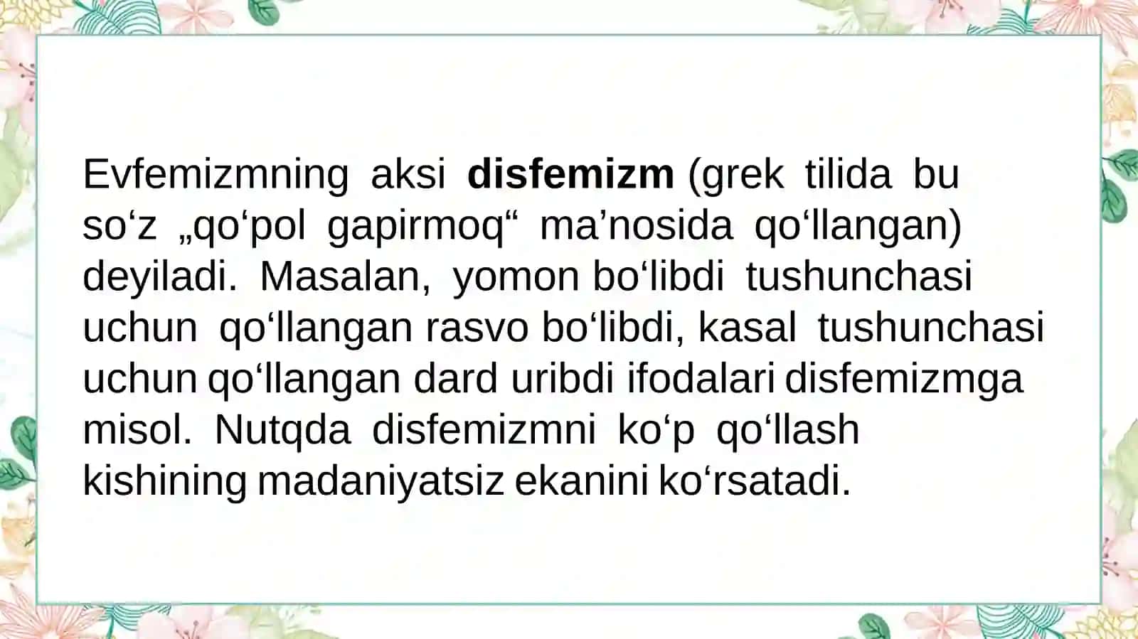 Evfemizm va disfemizm 4