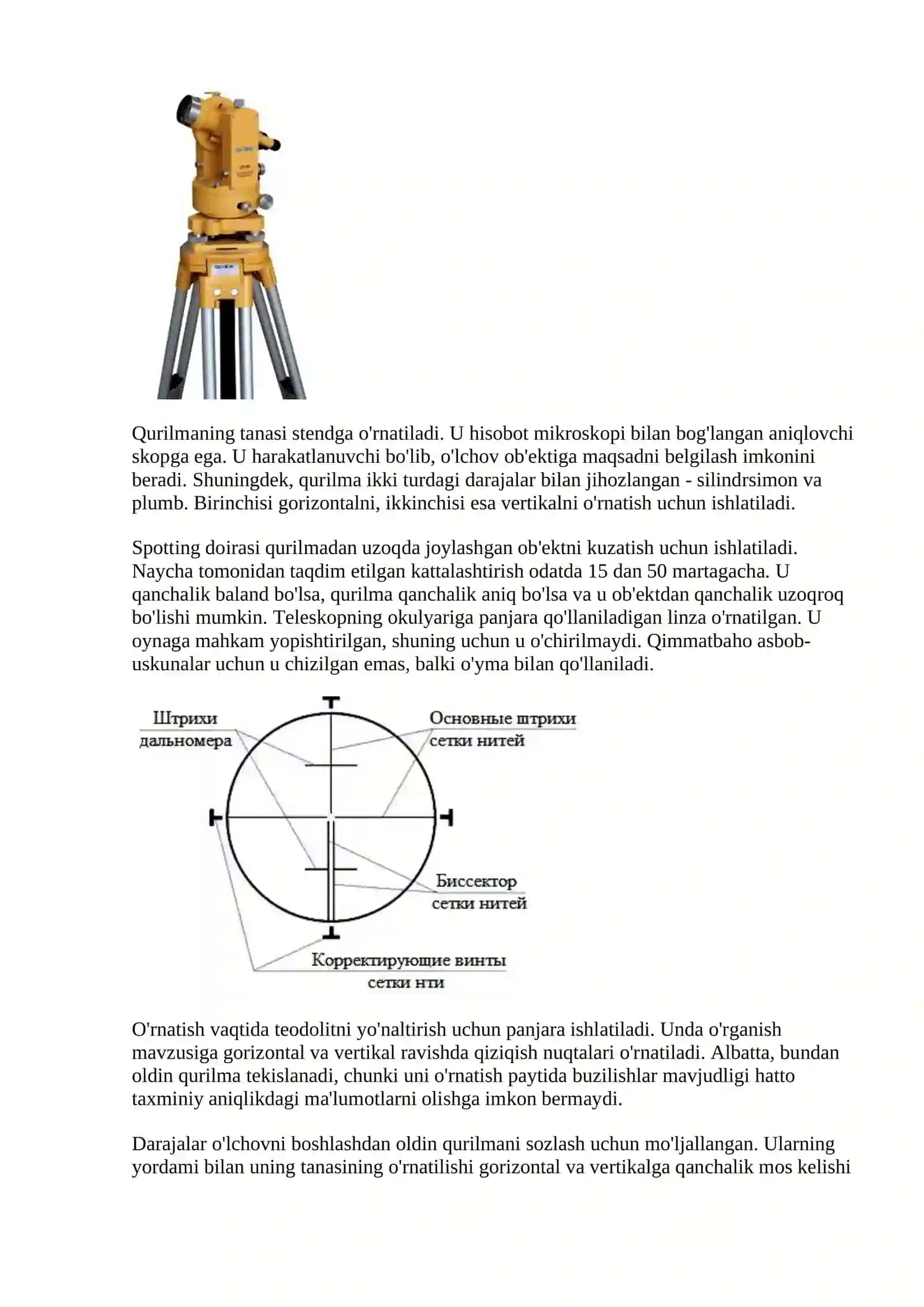 Teodolitlar va umumiy stansiyalar 4