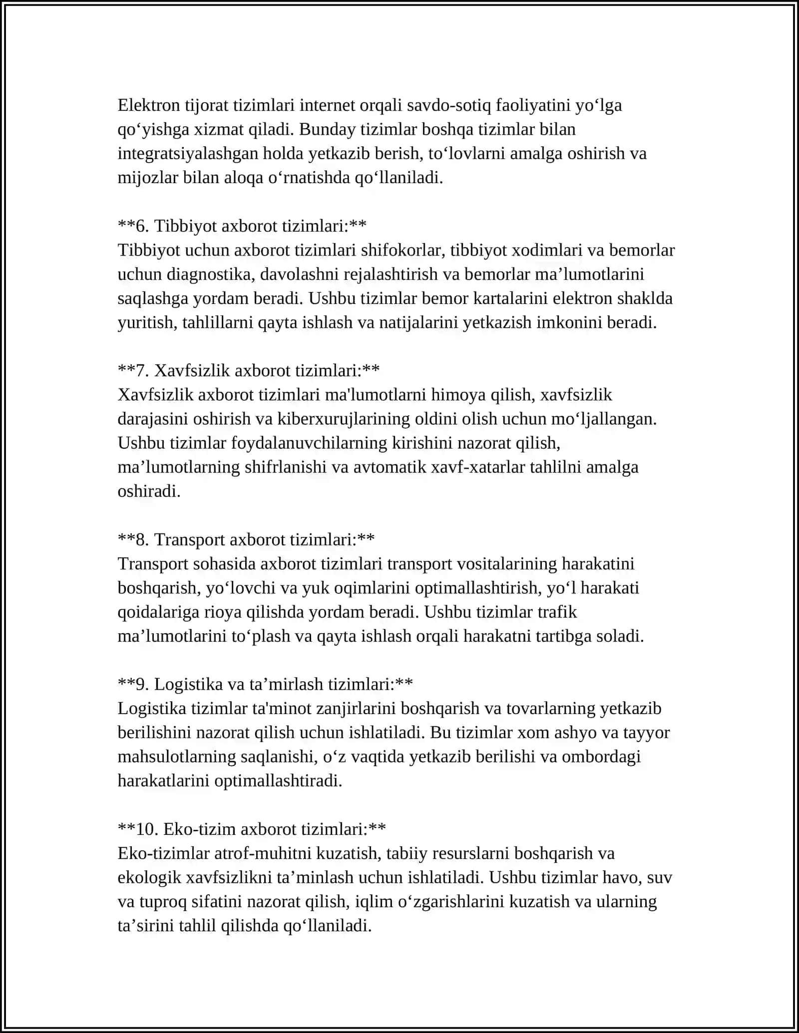 SOHADA FOYDALANILAYOTGAN AXBOROT TIZIMLARI VA ULARNING IMKONYATLARI 4