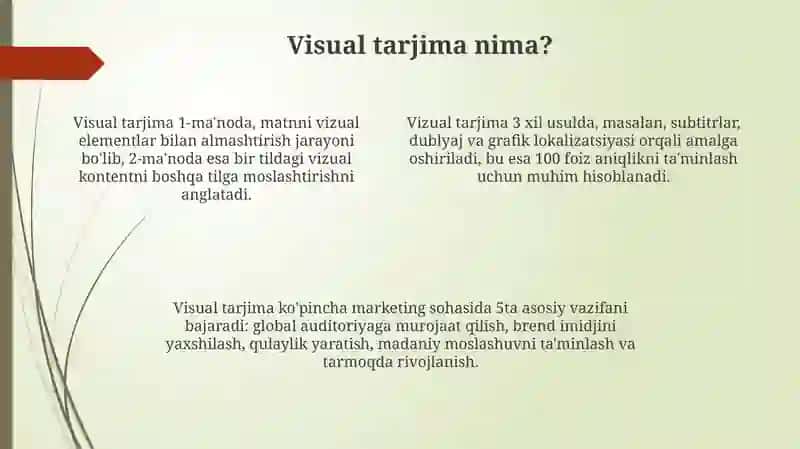 Visual tarjima 4