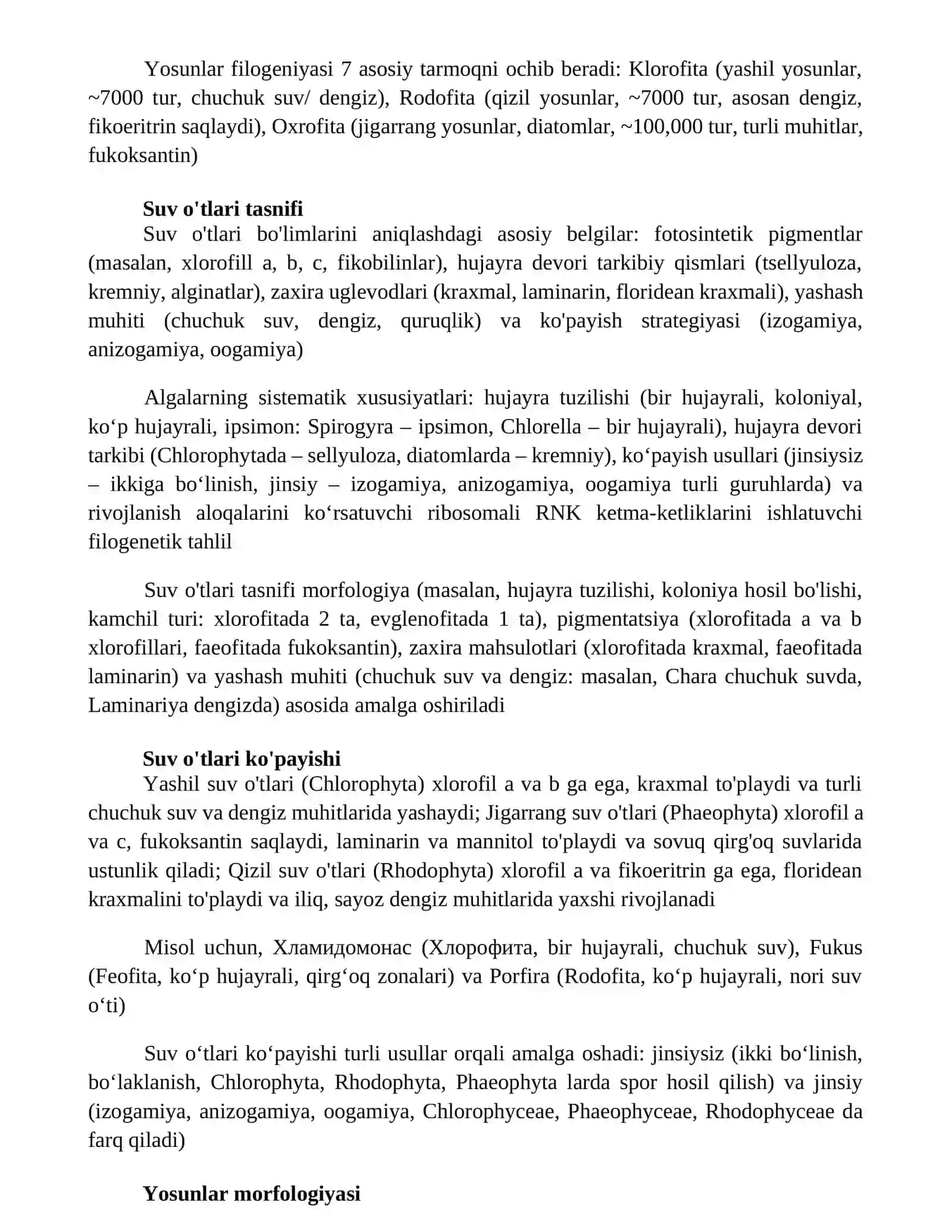 Suv o'simliklari 4