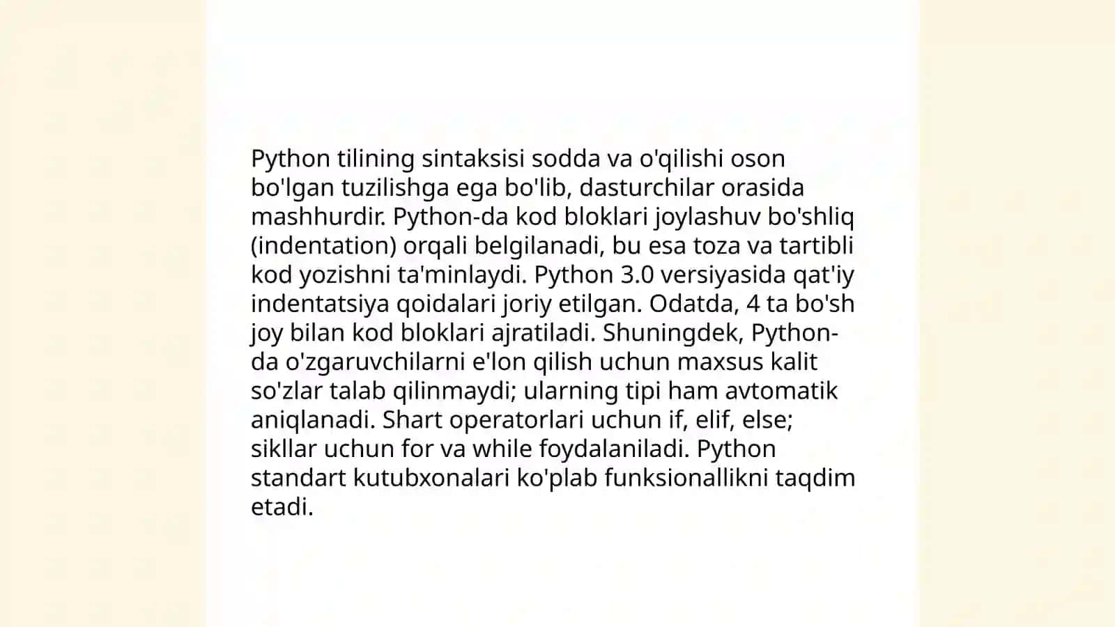 Python dasturining asoslari 4