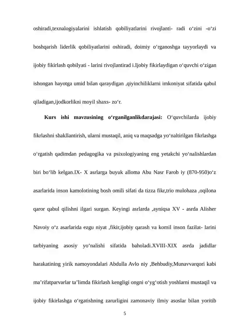 O'quvchi yoshlarni ijobiy fikrlarga o'rgatuvchi interfaol metodlar va qo'llash usullari 4