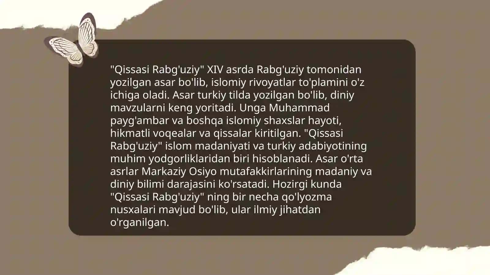 Qissasi Rabgʻuziy 4