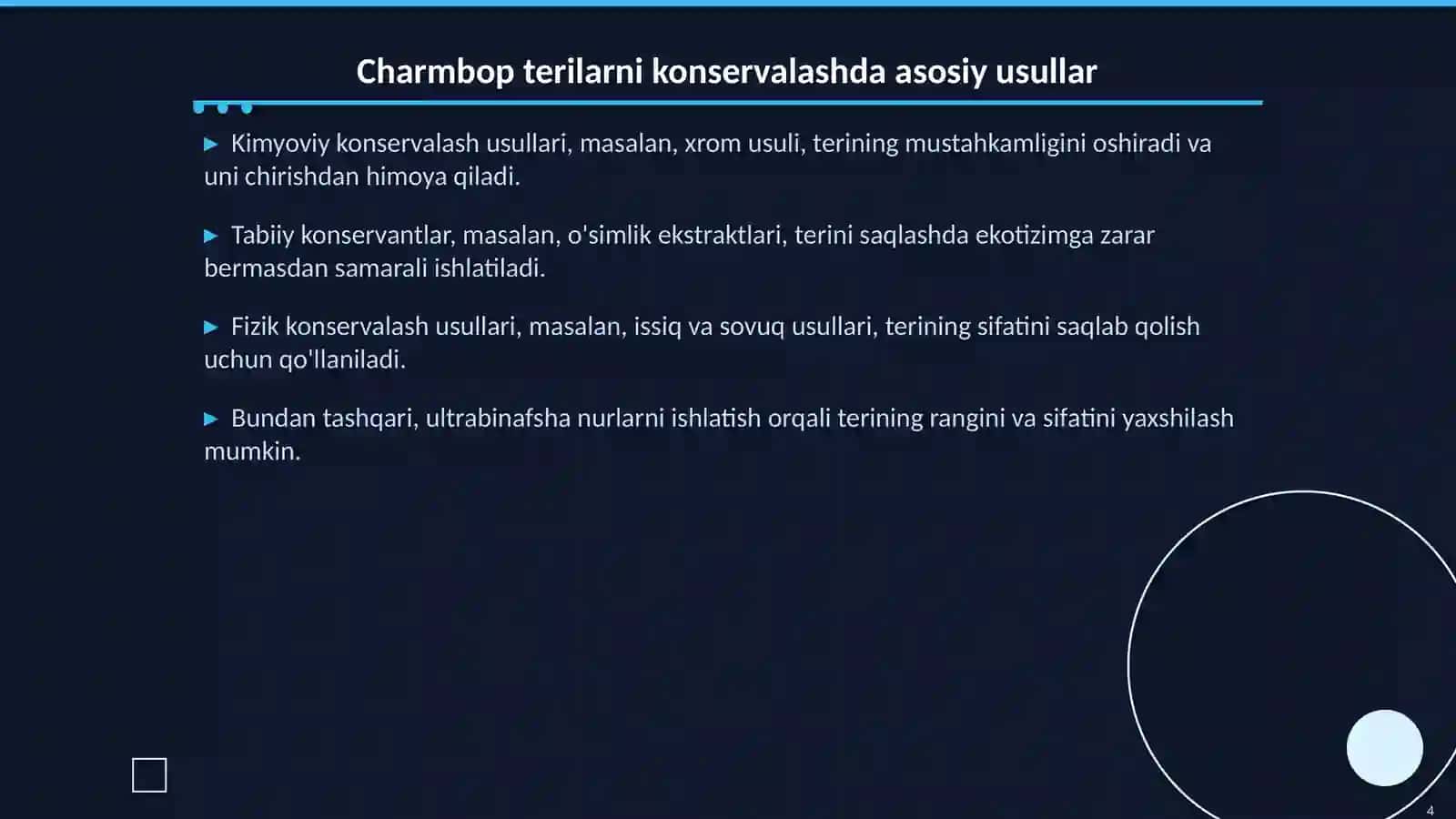 Charmbop Terilarni Konservalash Usullari 4