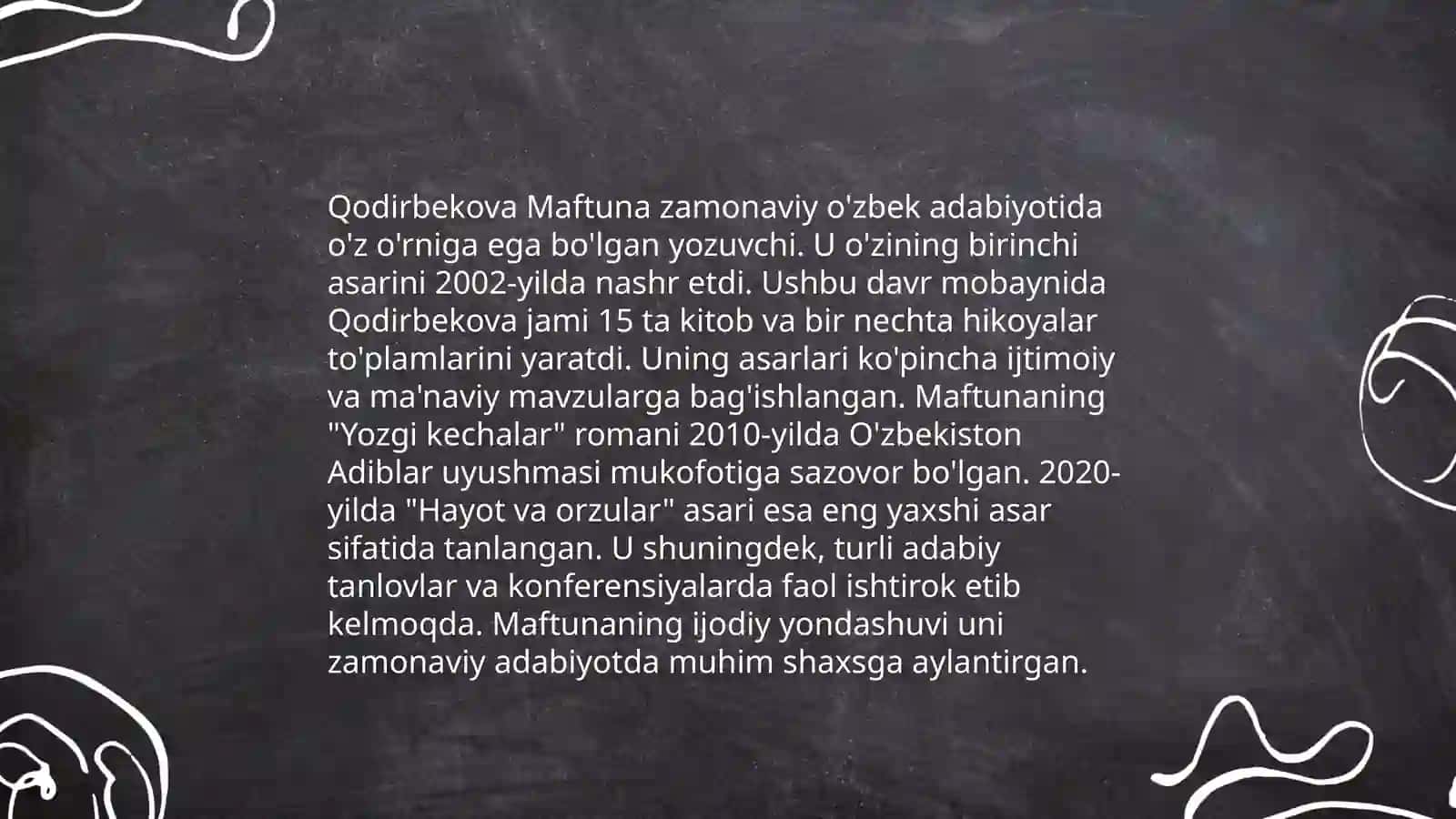 Qodirbekova Maftuna 4