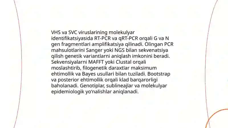 Baliqlarning virusli gemmoragik septitsemiya va karplarning bahorgi viremiya kasalliklari 4