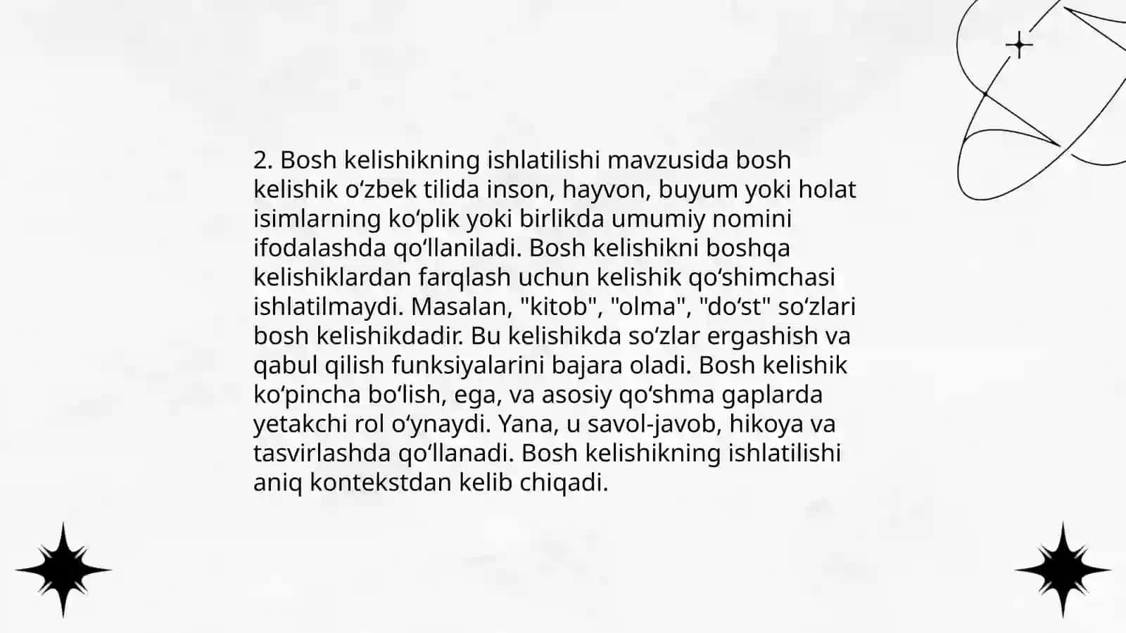 Bosh kelishik 4