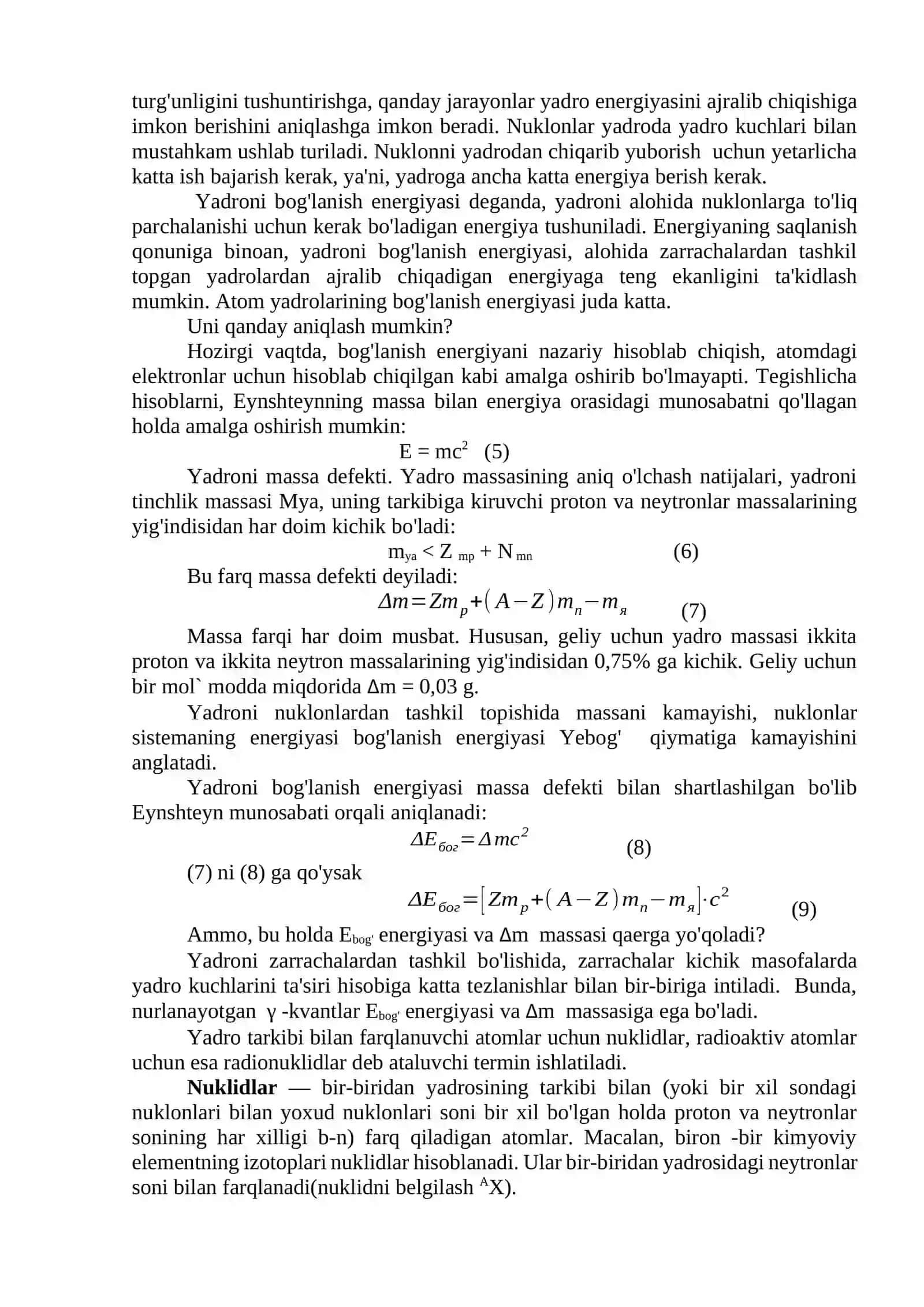 Yadro fizikasi 4
