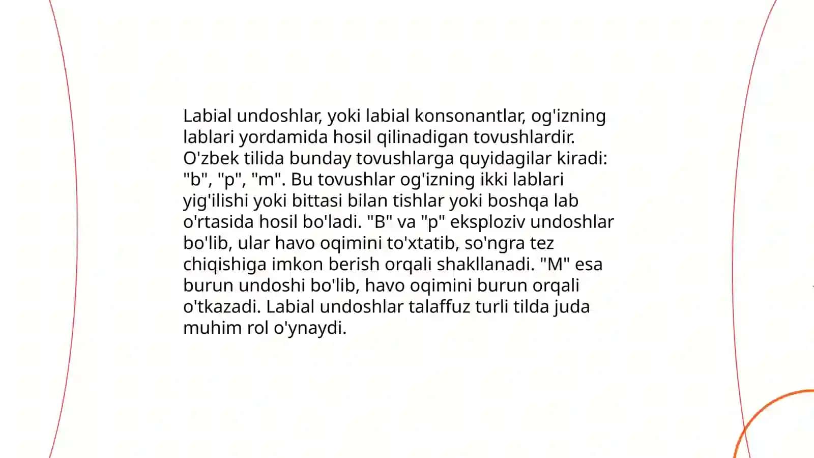Undoshlarning o’ziga xos xususiyatlari 4