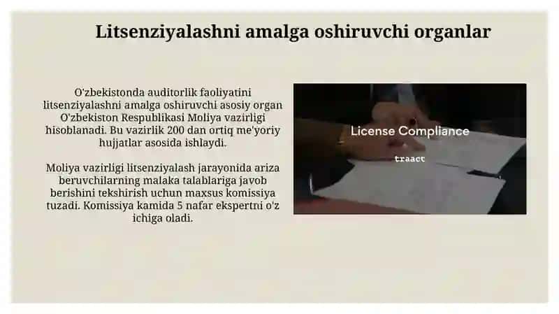 Auditorlik faoliyatini litsenziyalash tartibi 4