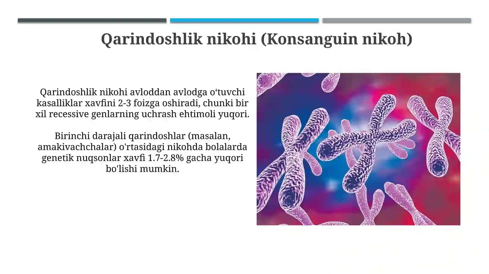 Nikoh tiplari va ularning tibbiy genetik tomonlari 4
