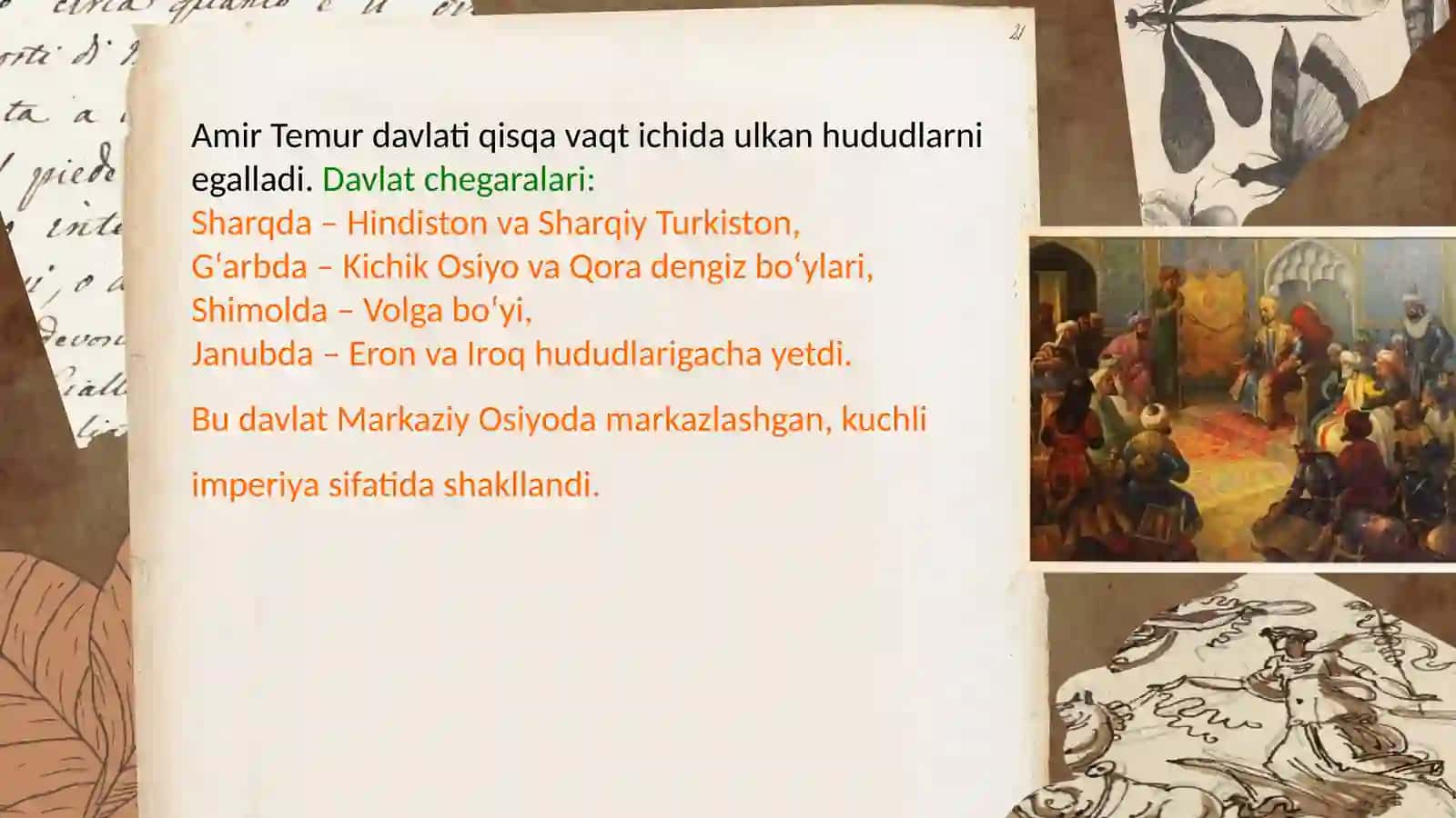 Amir Temur–Movarounnahr hukmdori 4