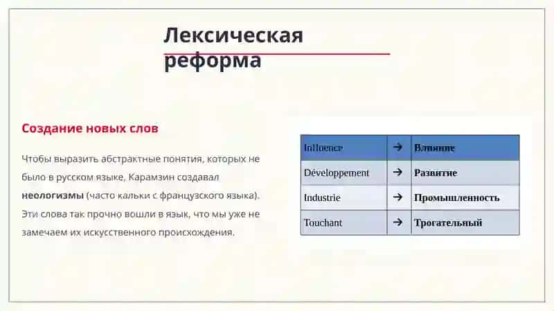 «Новый слог» Н.М. Карамзина и его школа 4