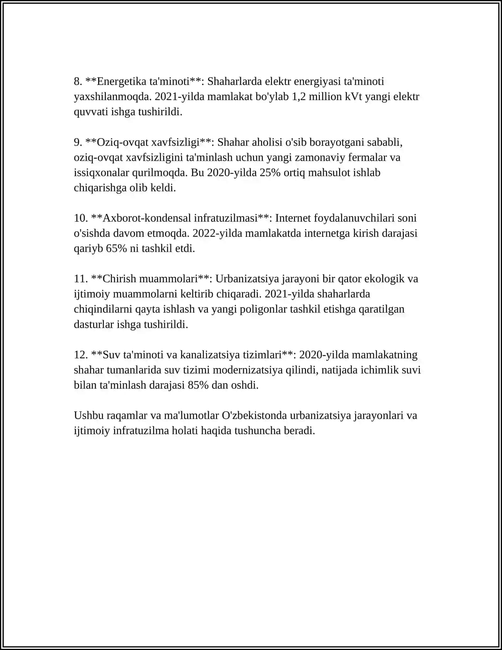 IJTIMOIY INFRATUZILMA VA UZOQ MUDDATLI IQTISODIY KURSATKICH 4