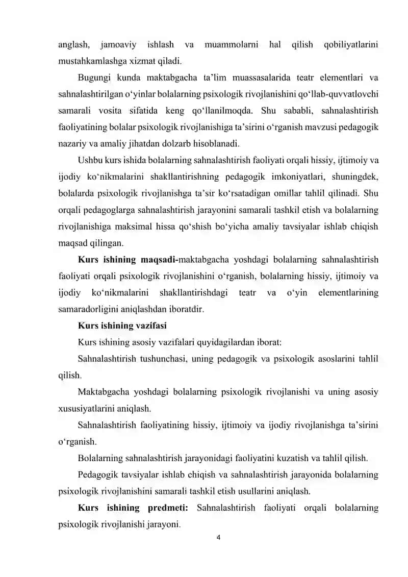 Sahnalashtirish faoliyatining bolalar psixologik rivojlanishiga ta’siri 4