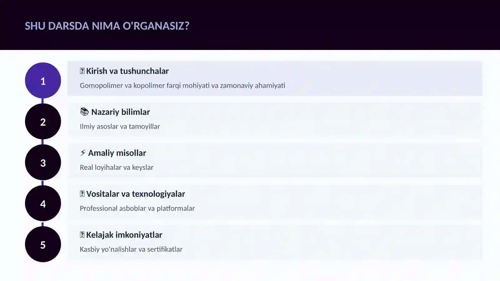 KIMYO — UY VAZIFALARI 4
