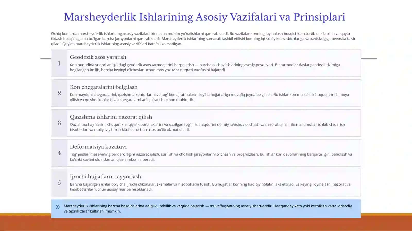 Konlarni Ochiq Usulda Qazib Olishdagi Marsheyderlik Ishlari 4