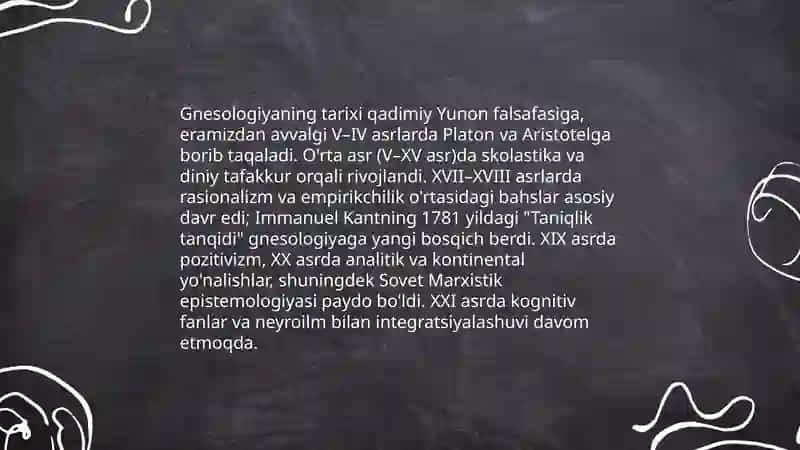 Bilish falsafasi gnesologiya haqida malumot 4