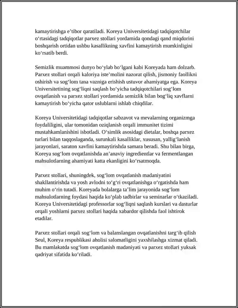 PARXEZ STOLLARNING SALOMATLIK UCHUN AHAMIYATI 4