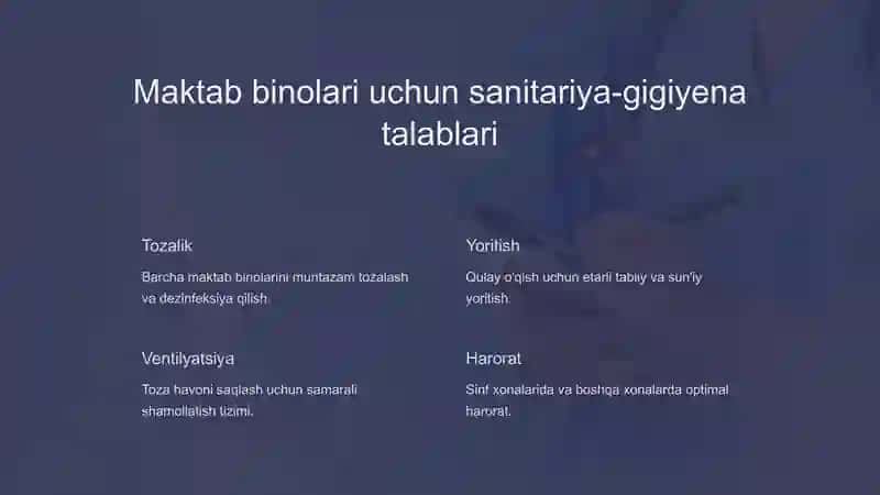 Maktab shifokori ishining gigiyenik jihatlari 4