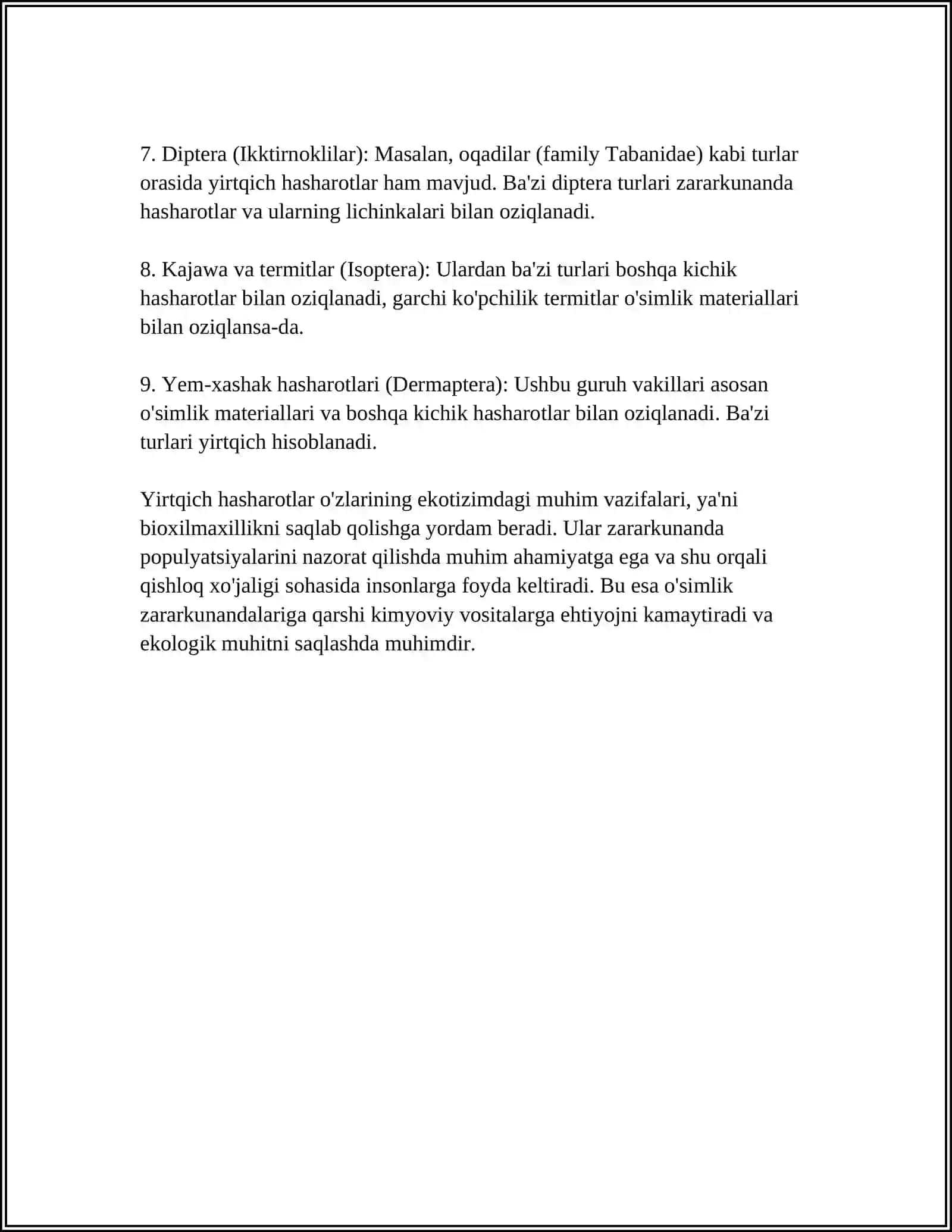 YERTQICH ENTAMAFAG HASHARATLAR VA ULARNING BIOTZENOZDAGI URNI 4